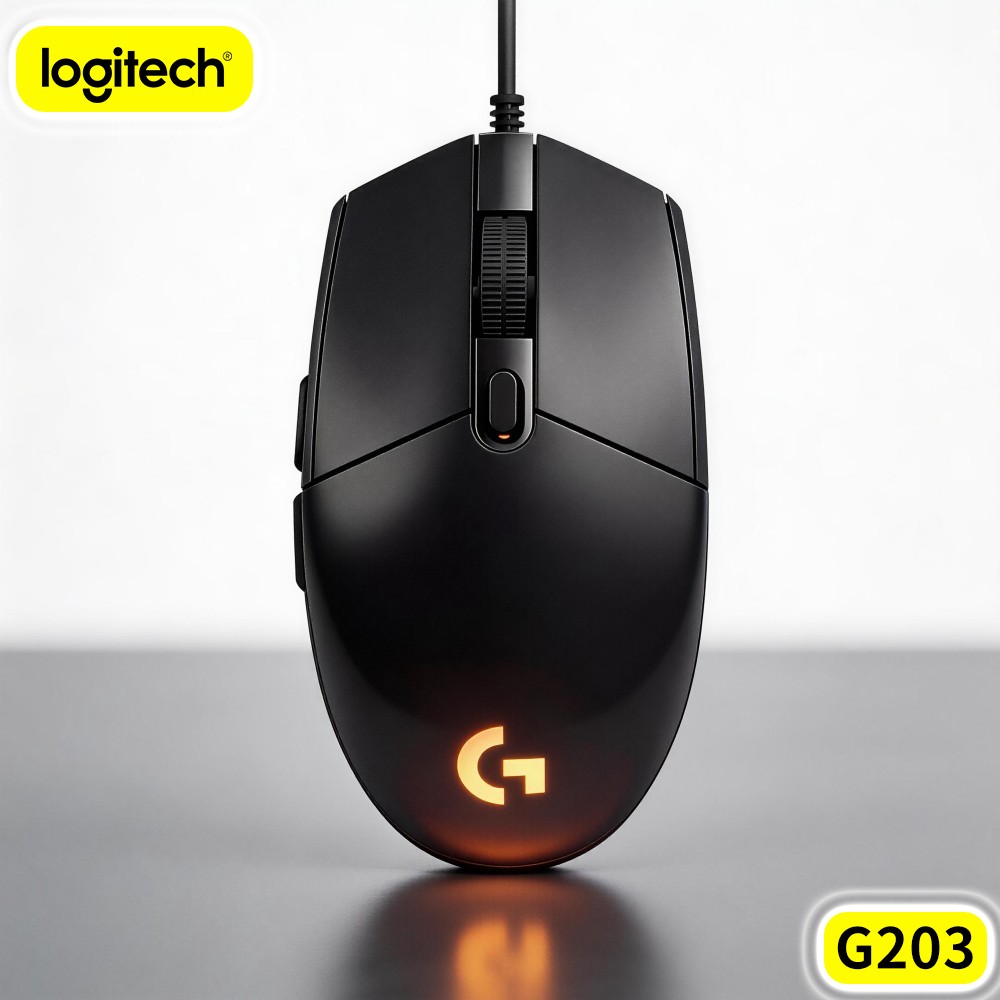 Logitech Mouse G203 - Logitech G203 Bedrade Gamingmuis Comfortabel voor