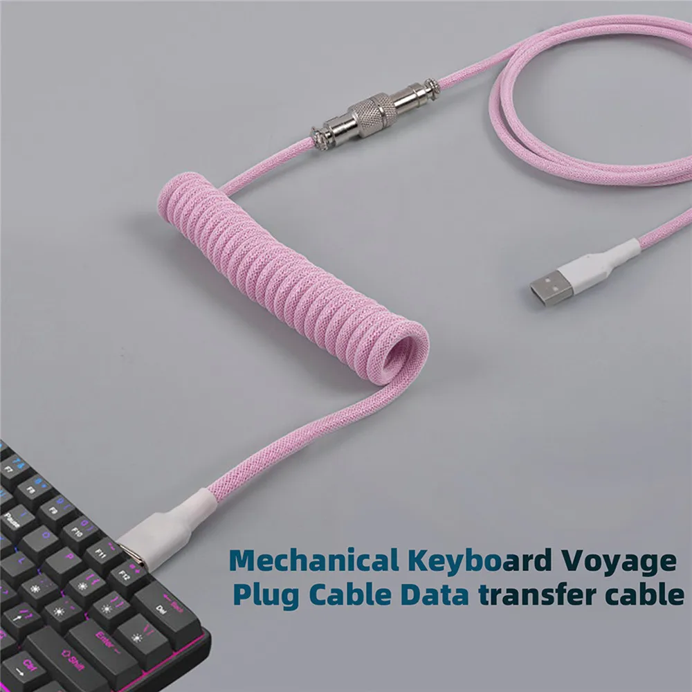 Gaming Keyboard Types - Nieuwe Mechanische Toetsenbord Opgerolde Kabel Draad