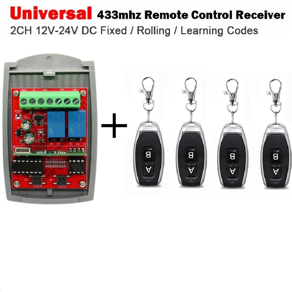 Switch Opener Tool - Universele 2 Kanaals 12V-24V Garagedeur Ontvanger
