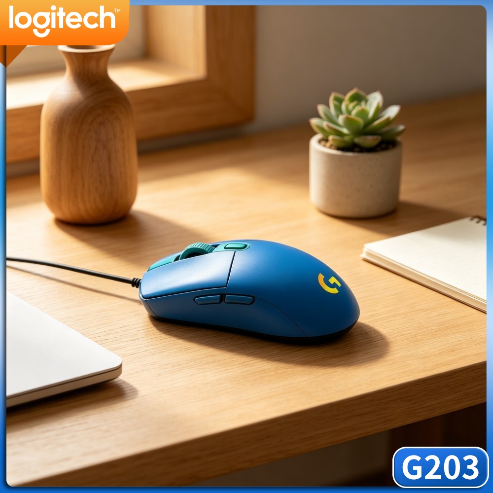 Logitech Mouse G203 - Logitech G203 Bedrade Gaming Muis Snelle