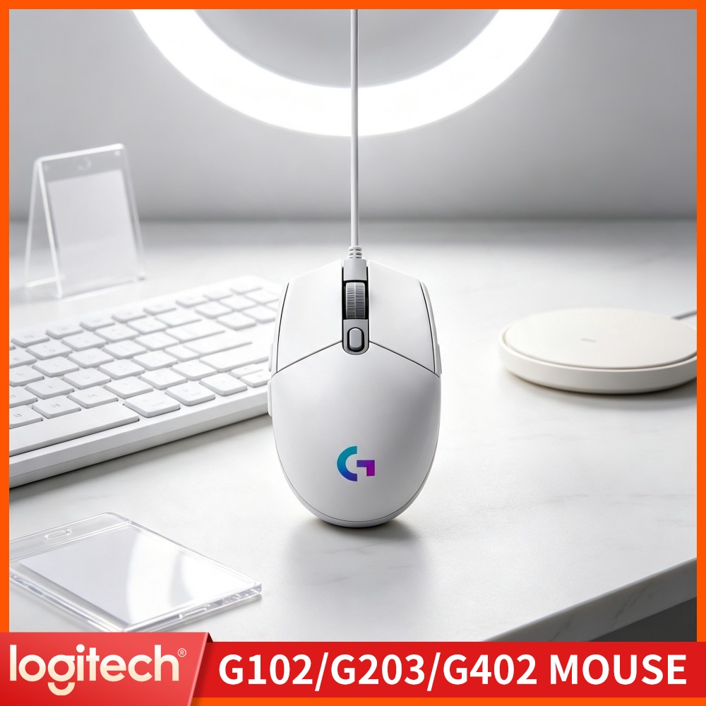 Logitech Mouse G203 - Logitech G203 Bedrade Gamingmuis Ergonomische Handsteun