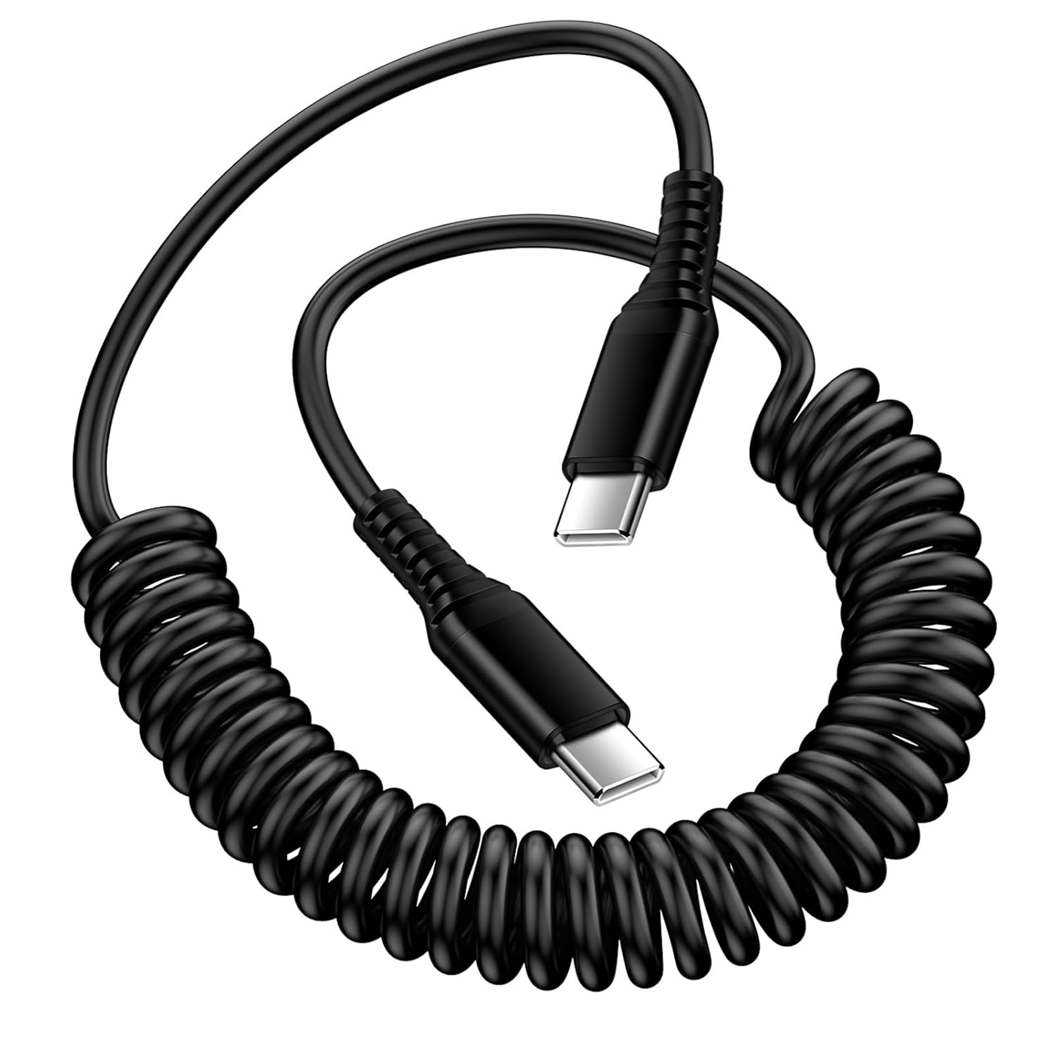 Coiled Usb Cable - Android Auto USB C naar USB