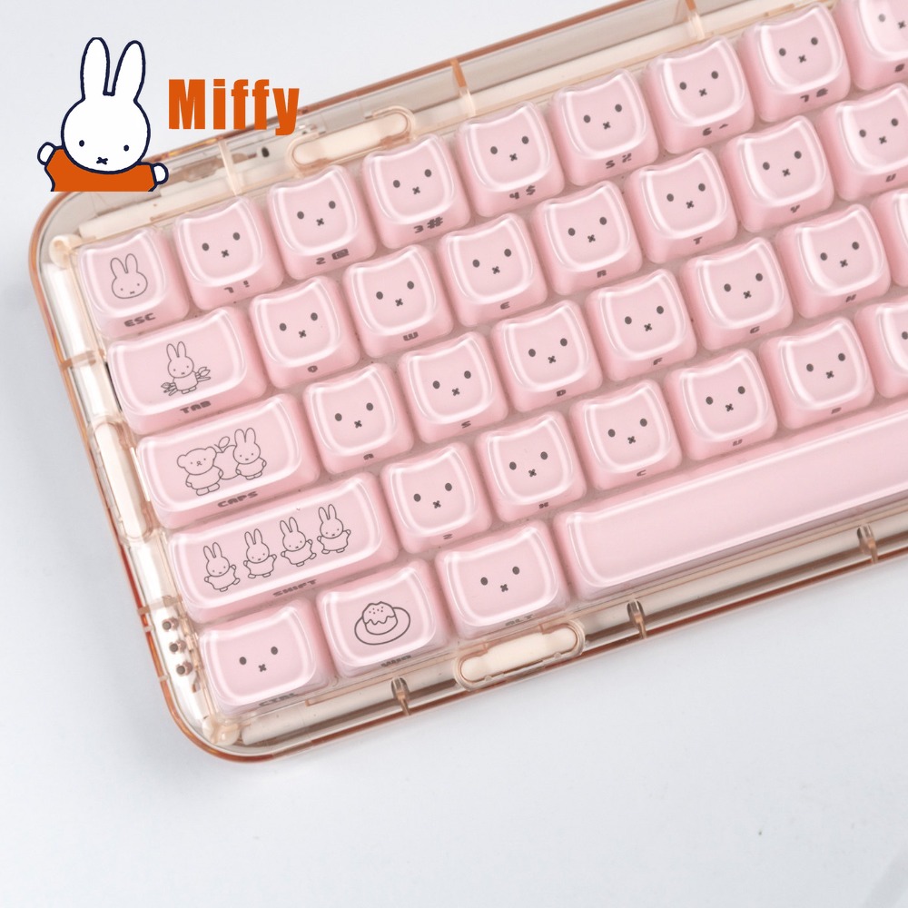 Kawaii Miffy Keycaps Schattig  - Gaming Keyboard Ergo recensie en prijs