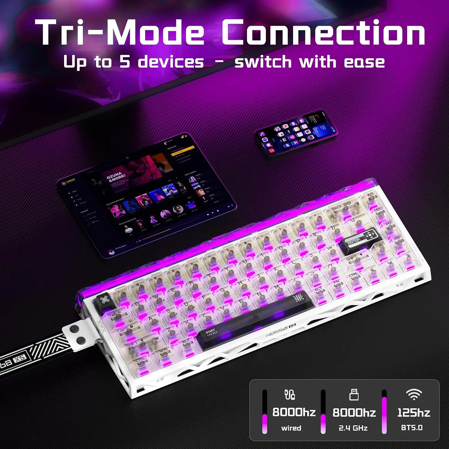 Aula Hero68 XS Hall Effect Mag - Gaming Keyboard Hall Effect recensie en prijs