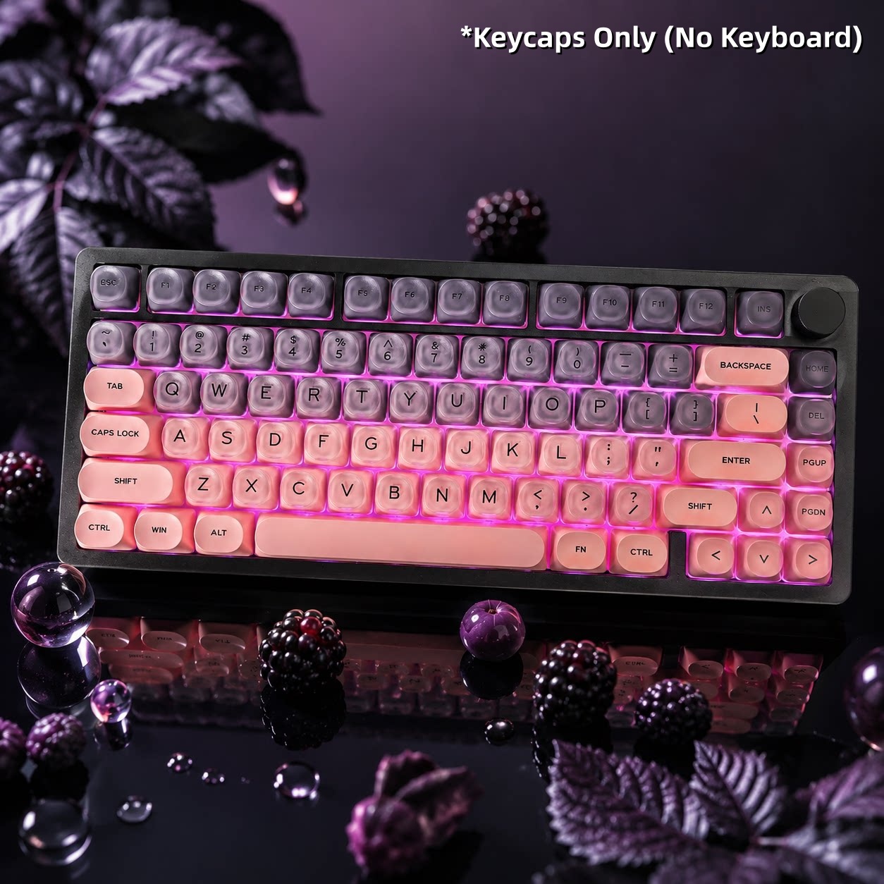 Zwart-roze, met een verloop va - Keyboard Gaming Black recensie en prijs