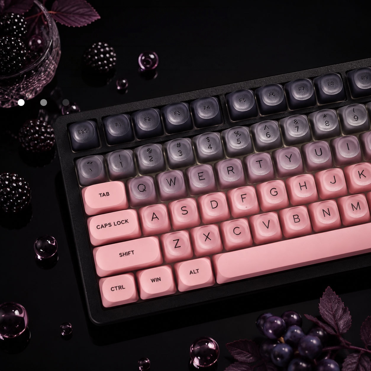 Zwart-roze, met een verloop va - Keyboard Gaming Black recensie en prijs