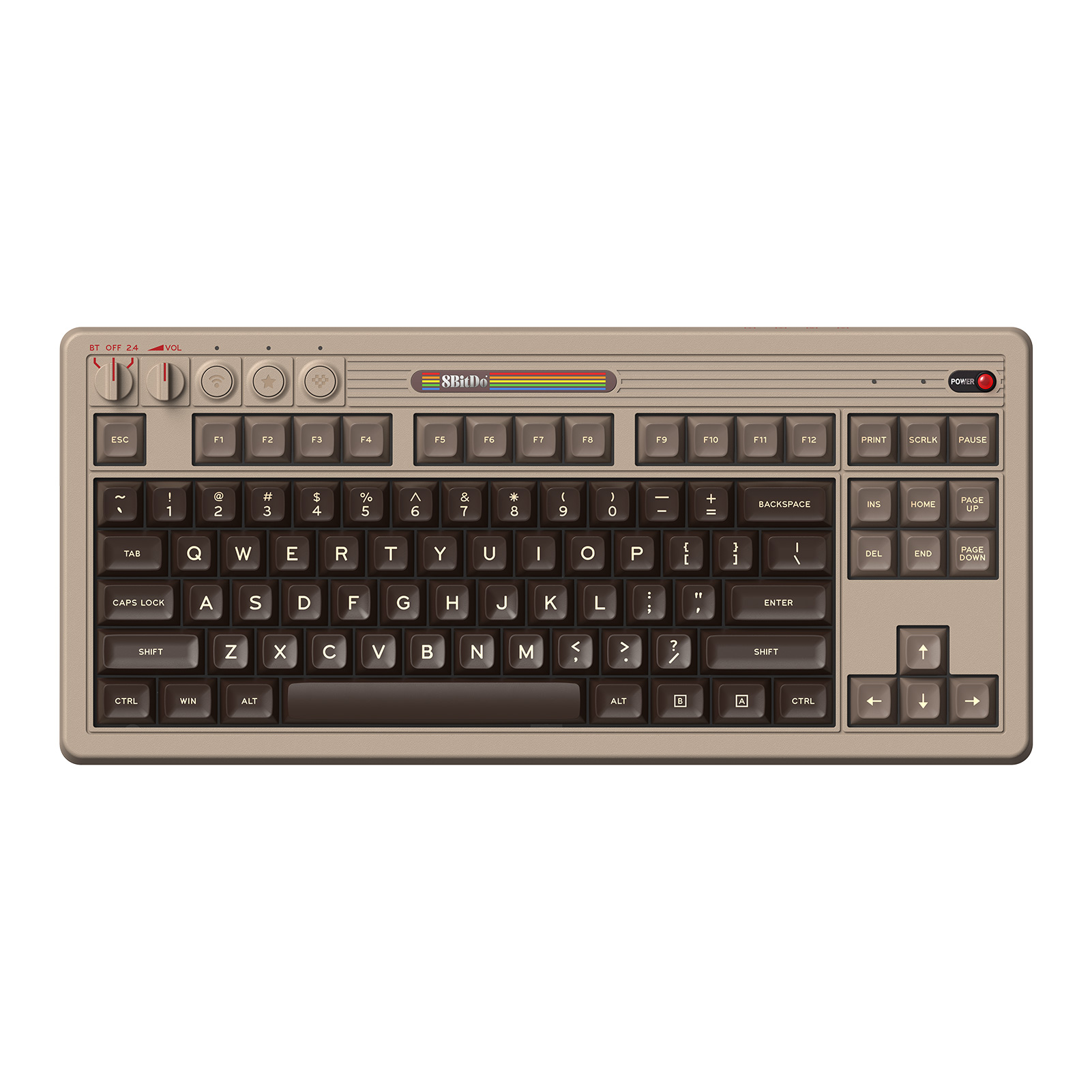 8BitDo retro mechanisch toetse - Gaming Keyboard Ergo recensie en prijs