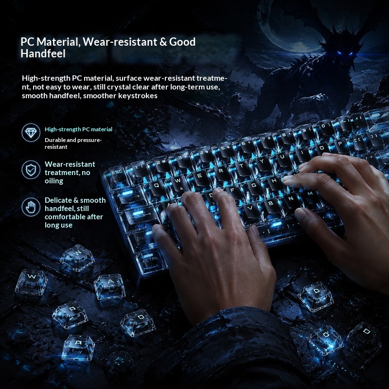 Transparante, achterverlichte  - Keyboard Gaming Black recensie en prijs