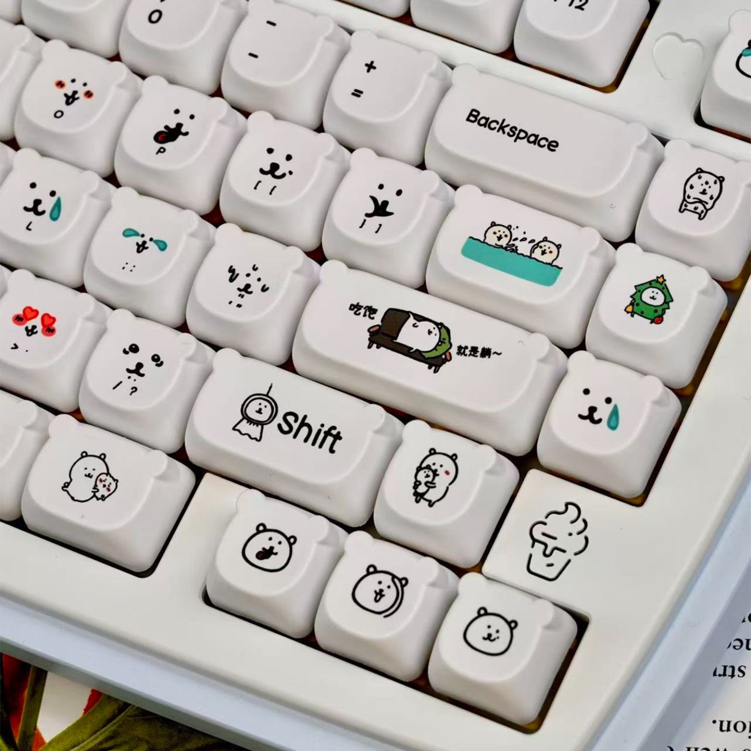 Kawaii Cartoon Joke Beer PBT K - Gaming Keyboard Ergo recensie en prijs
