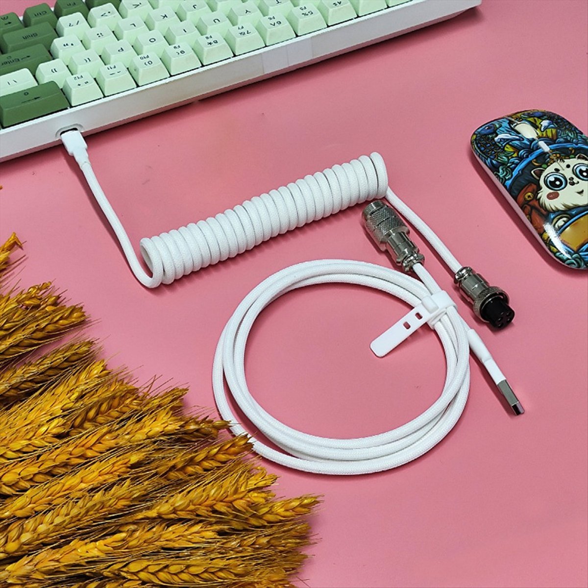 AAAE USB Type-C kabel voor gam - Coiled Usb Cable recensie en prijs