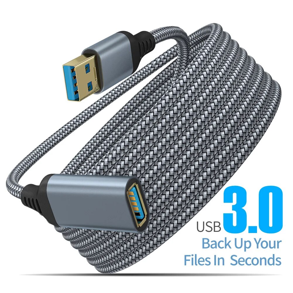USB 3.0 nylon gevlochten verle - Coiled Usb Cable recensie en prijs