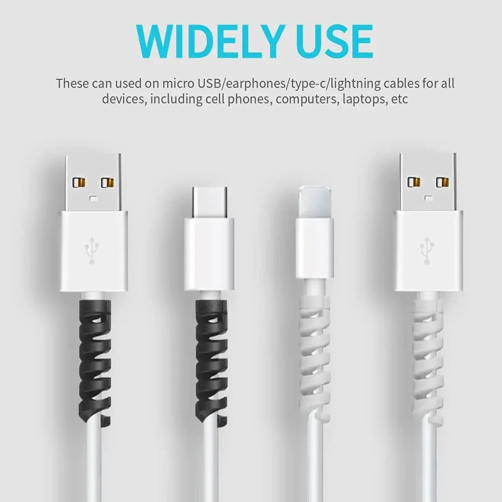 USB-kabelbeschermer Oplaadkabe - Coiled Usb Cable recensie en prijs