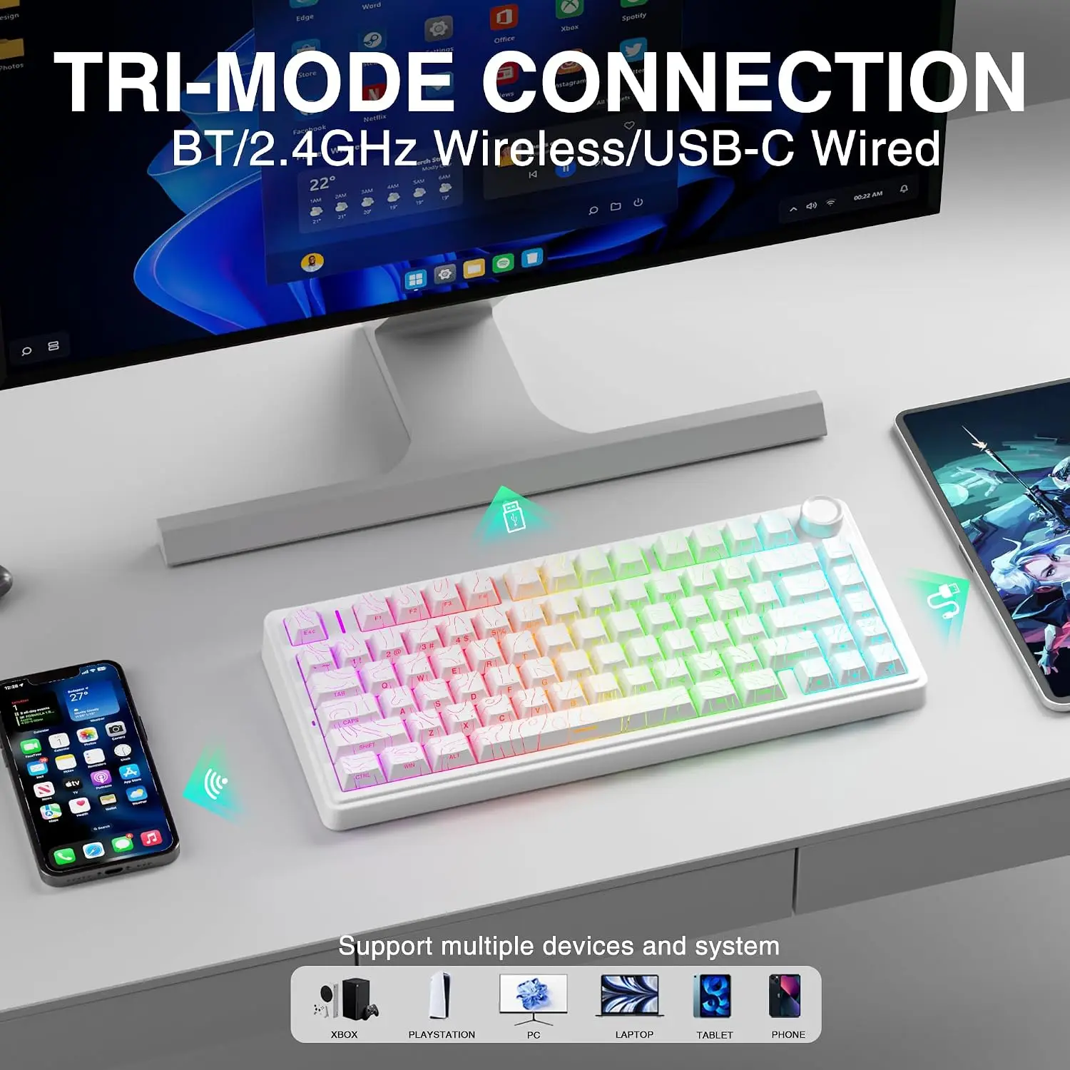 AULA F75 HE Magnetisch toetsen - Gaming Keyboard Hall Effect Switches recensie en prijs