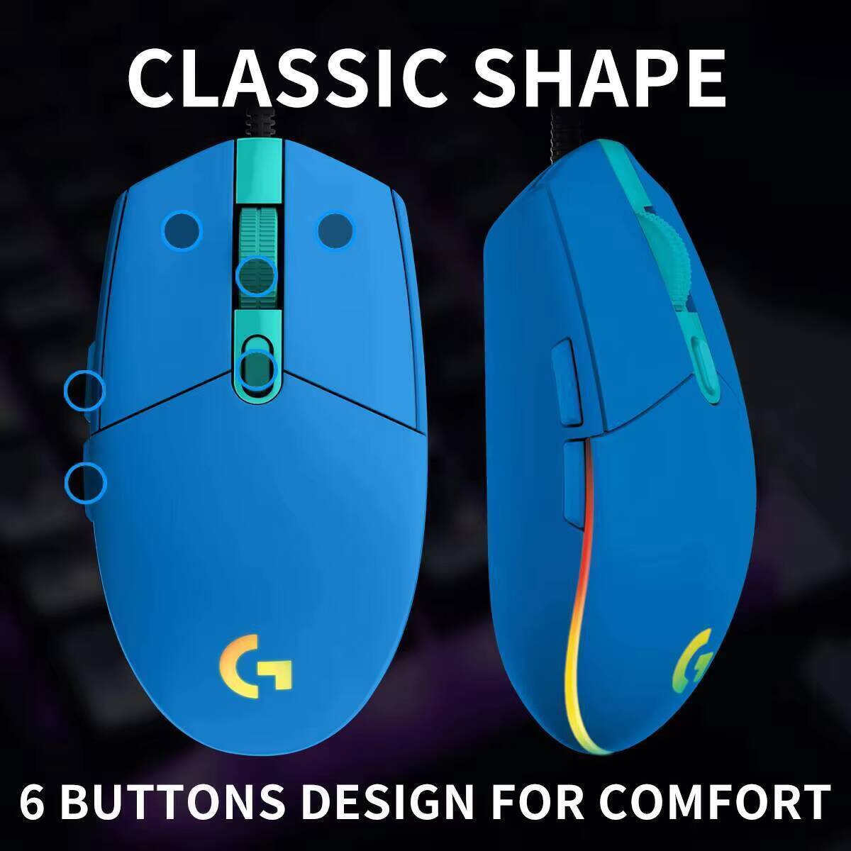Logitech G203 Prodigy Bedrade  - Logitech Mouse G203 recensie en prijs