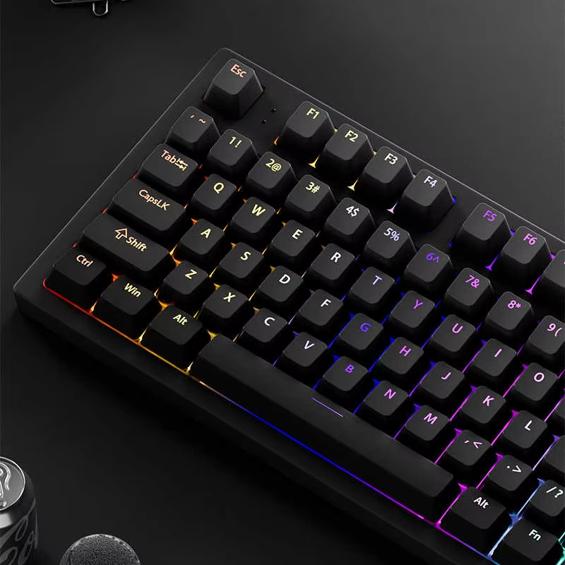 130+ toetsen Zwart Custom Doub - Keyboard Gaming Black recensie en prijs