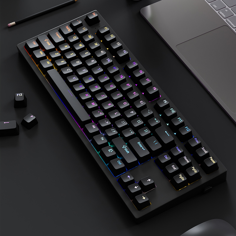 130+ toetsen Zwart Custom Doub - Keyboard Gaming Black recensie en prijs